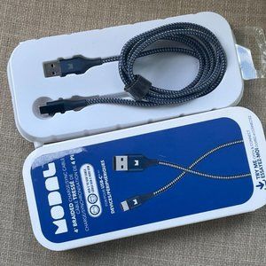 Charging Cable USB-C to USB Cable 4 Feet Braided Cable Blue Cord New Unbranded